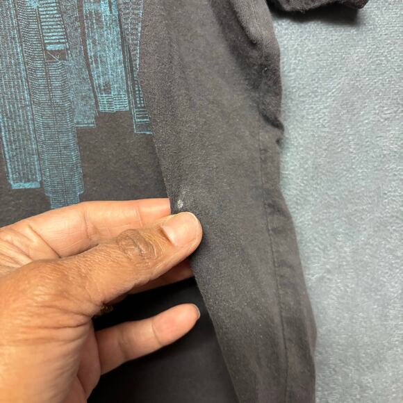 Coexist New Angeles Shirt Grunge Faded Skater Streetwear Comfy Cozy Made in USA - Picture 5 of 10